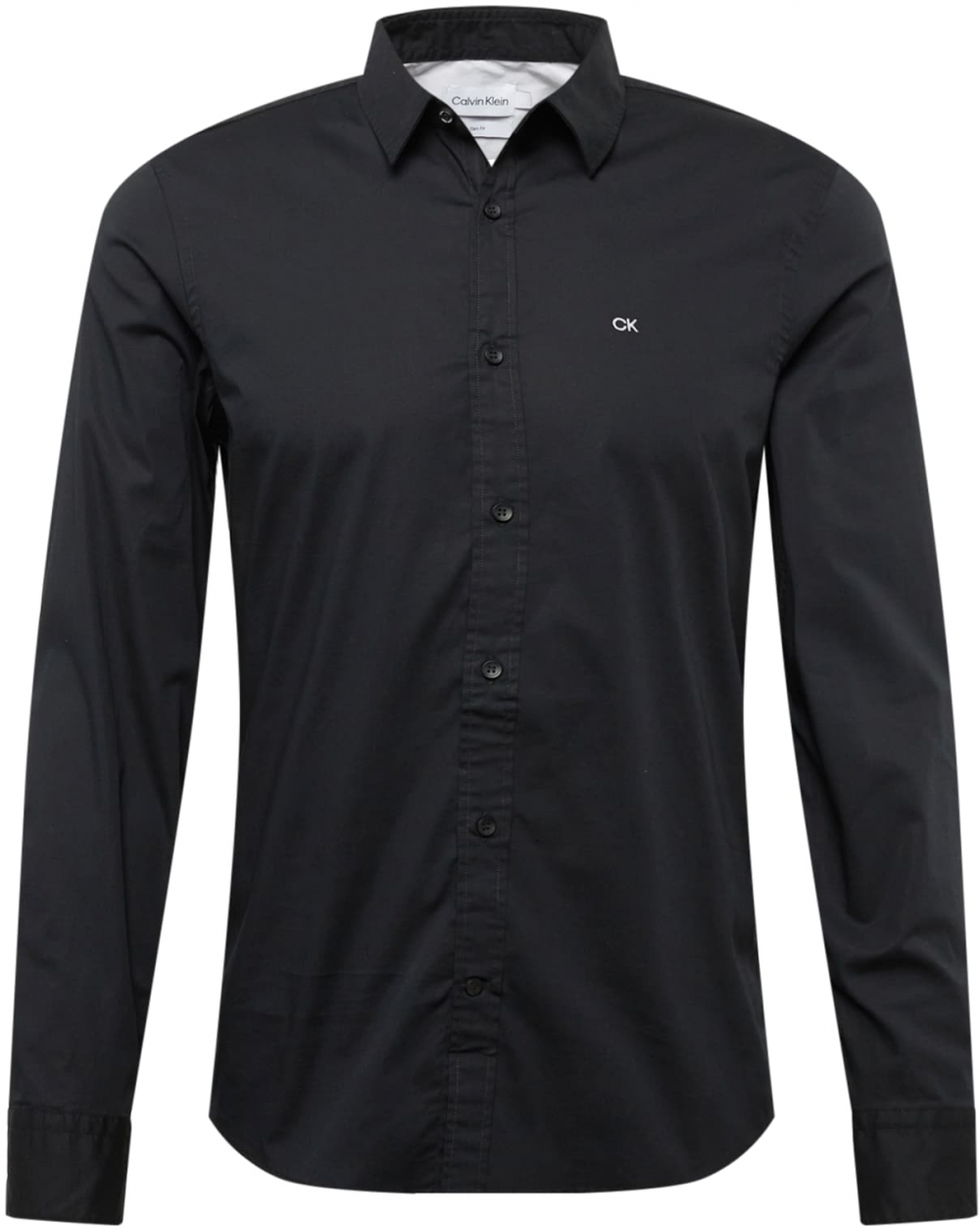 Calvin Klein Košeľa  čierna / biela