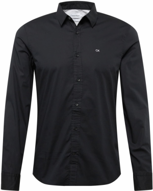 Calvin Klein Košeľa  čierna / biela
