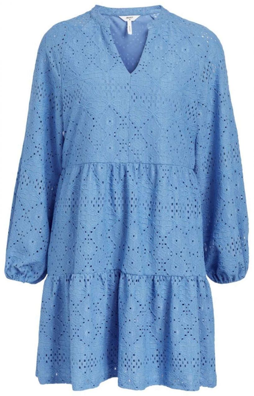 OBJECT Šaty 'Broderie'  modrá