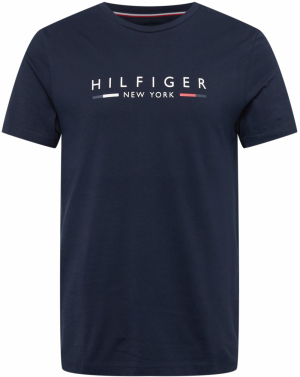 TOMMY HILFIGER Tričko 'New York'  námornícka modrá / červená / biela