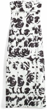 Bershka Šaty  antracitová / čierna / prírodná biela