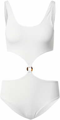 Monki Jednodielne plavky  hnedá / medová / biela