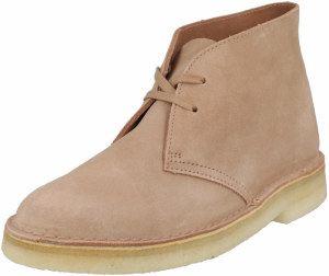 Clarks Originals Šnurovacie členkové čižmy  piesková
