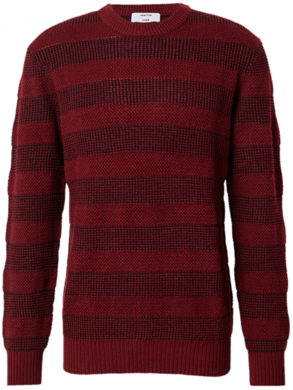 DAN FOX APPAREL Sveter 'Joost'  bordová / čierna