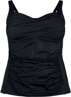 Swim by Zizzi Tankinový top 'SBASIC'  čierna