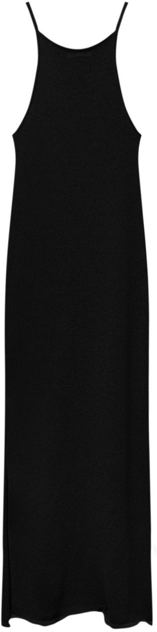 Pull&Bear Pletené šaty  čierna