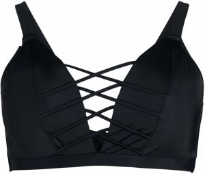 Swim by Zizzi Bikinový top 'SBASIC'  čierna