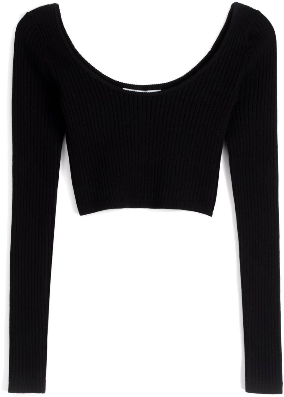 Bershka Sveter  čierna