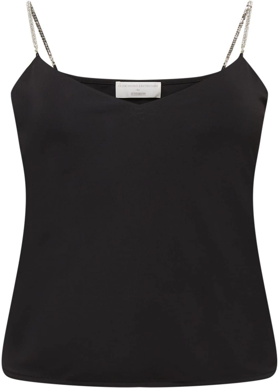 Guido Maria Kretschmer Curvy Top 'Emelie'  čierna