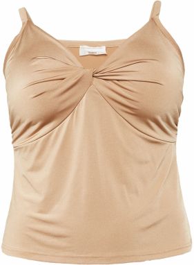 Guido Maria Kretschmer Curvy Top 'Rosie'  piesková