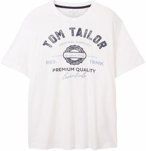 TOM TAILOR Men + Tričko  modrá / čierna / biela