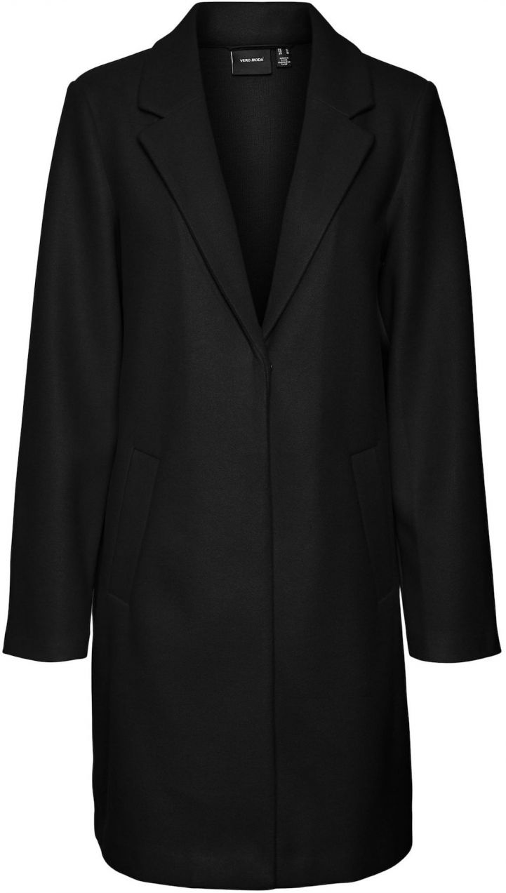 VERO MODA Prechodný kabát 'Pop'  čierna