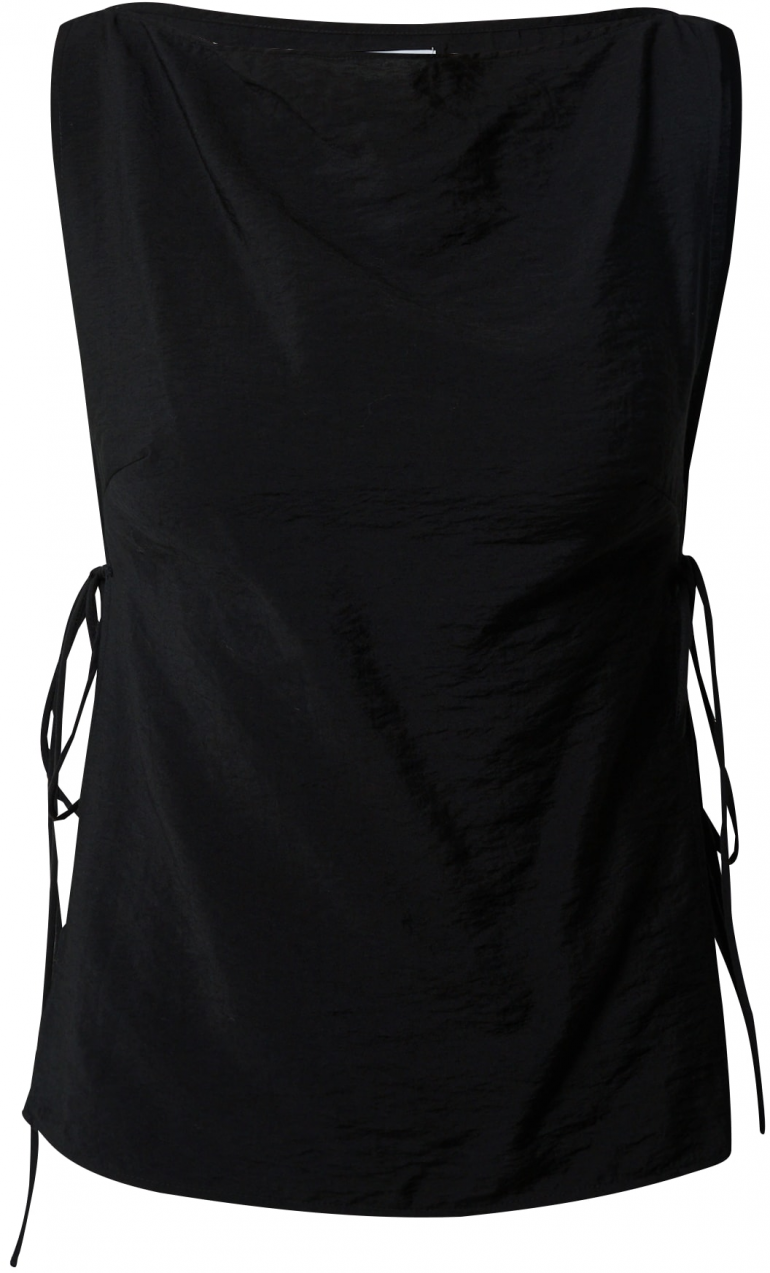 WEEKDAY Top 'Cintia'  čierna
