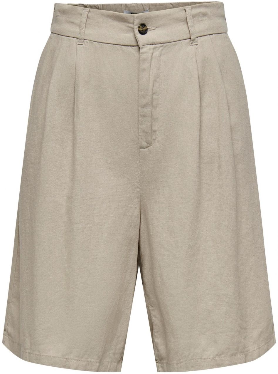 ONLY Plisované nohavice 'Caro'  kamenná