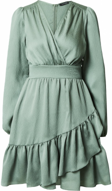 SWING Kokteilové šaty  pastelovo zelená