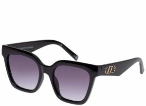 LE SPECS Slnečné okuliare 'STAR GLOW'  zlatá / čierna