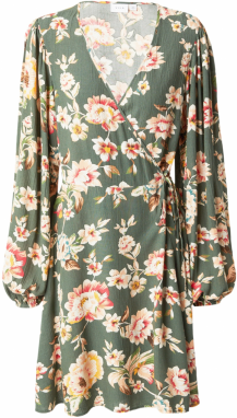 VILA Šaty 'MESA'  béžová / zelená / červená / biela