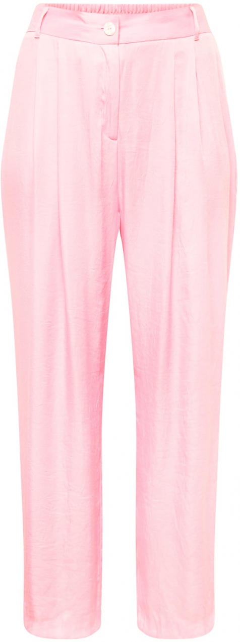 River Island Plus Plisované nohavice  svetloružová