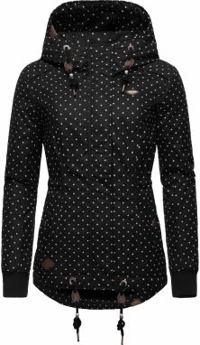 Ragwear Zimná bunda 'Danka'  čierna / biela