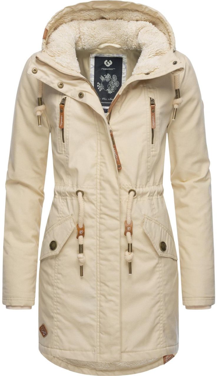 Ragwear Zimná parka 'Elsie'  béžová