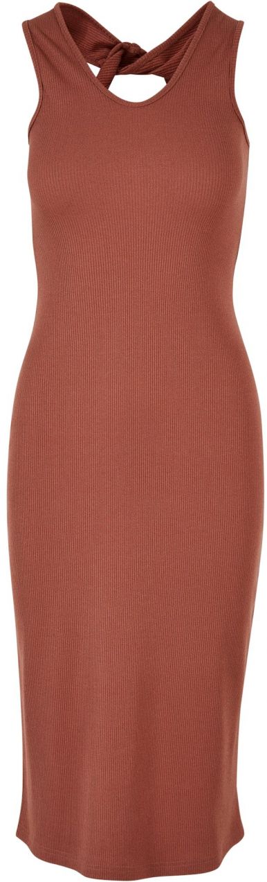 Urban Classics Šaty  hrdzavo červená
