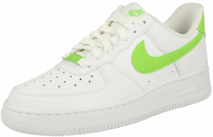 Nike Sportswear Nízke tenisky 'AIR FORCE 1 07'  svetlozelená / biela