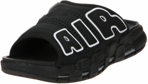 Nike Sportswear Šľapky 'AIR MORE UPTEMPO SLIDE'  čierna / biela