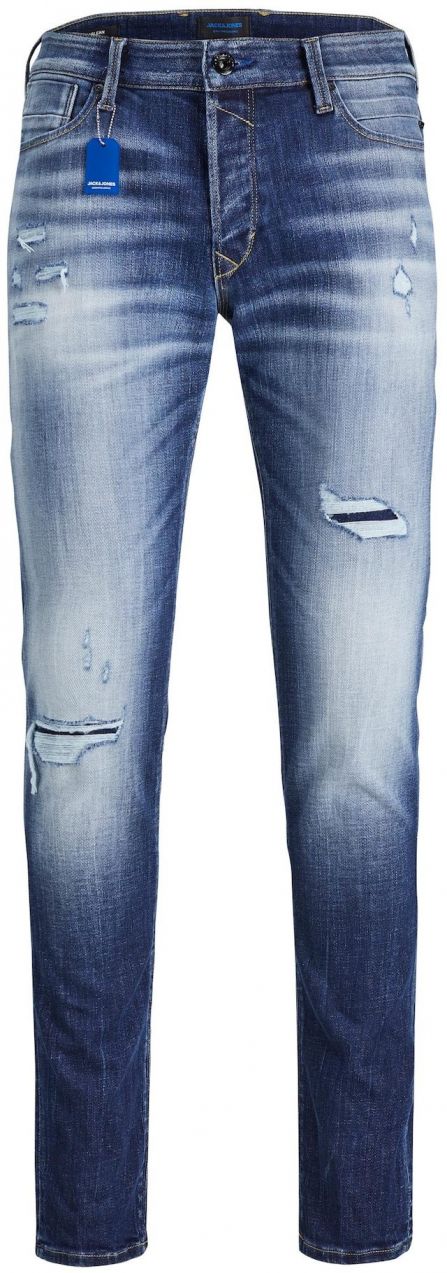 JACK & JONES Džínsy 'GLENN'  modrá denim