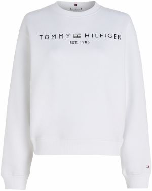 TOMMY HILFIGER Mikina  čierna / biela