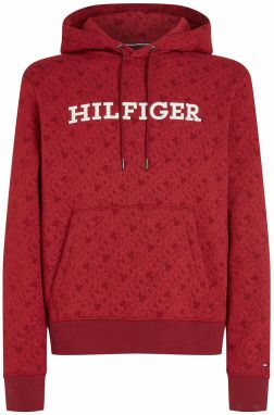 TOMMY HILFIGER Mikina  červená / biela