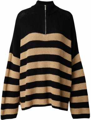 LeGer by Lena Gercke Sveter 'Emma'  farba ťavej srsti / čierna