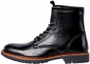 JACK & JONES Šnurovacie čižmy 'Tanner'  čierna