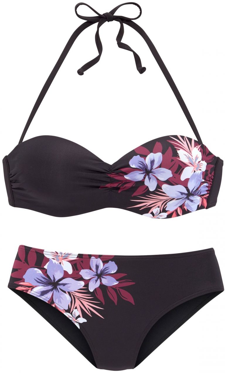LASCANA Bikiny  zmiešané farby / čierna