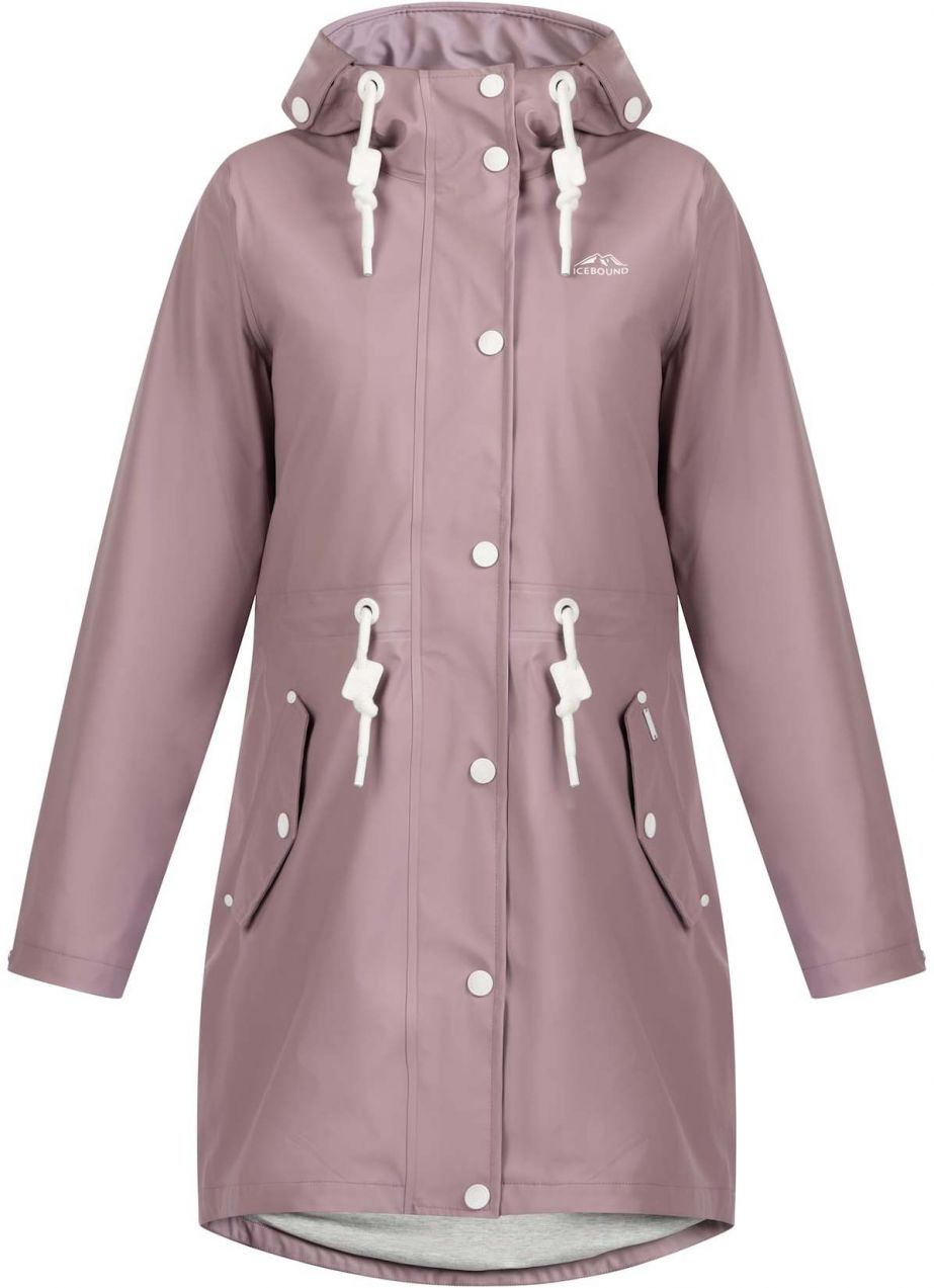 ICEBOUND Funkčný kabát  levanduľová / biela