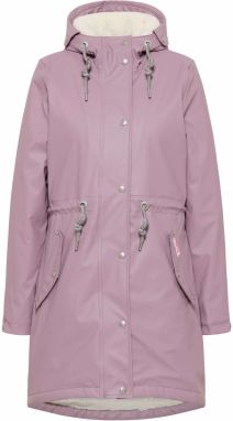 MYMO Prechodná parka  svetlosivá / orgovánová