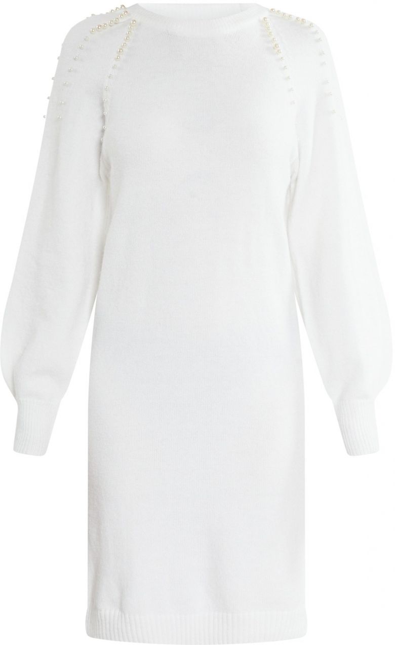 faina Pletené šaty 'Tuxe'  biela