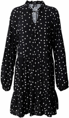 VERO MODA Šaty 'SOPHIA'  čierna / biela