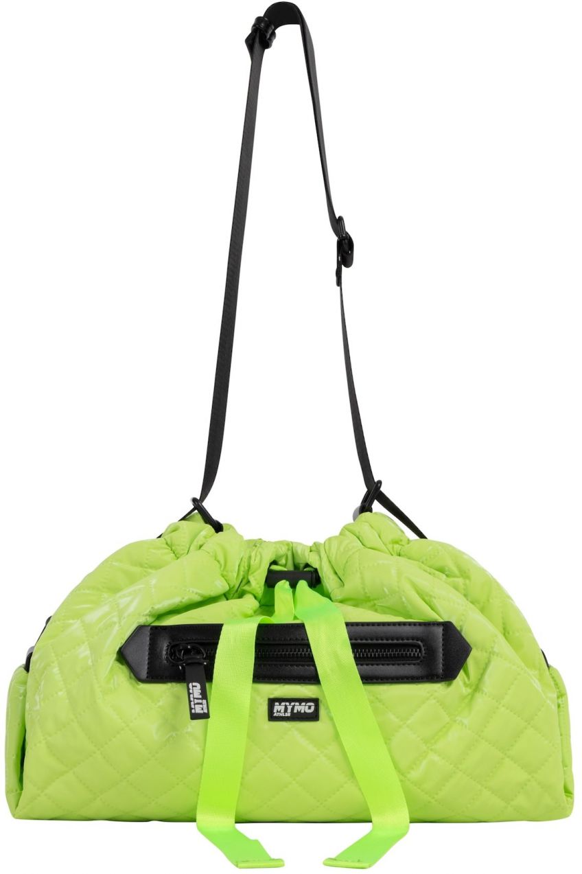 myMo ATHLSR Športová taška  neónovo zelená / čierna / biela