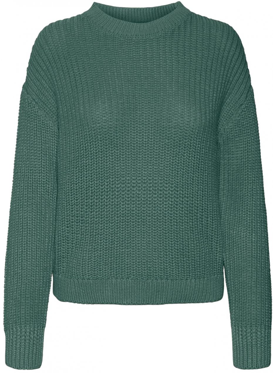 VERO MODA Sveter 'HILDA'  jedľová