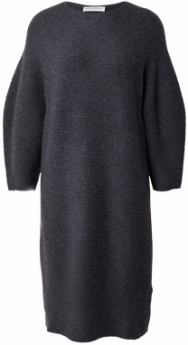 Pure Cashmere NYC Pletené šaty  tmavosivá