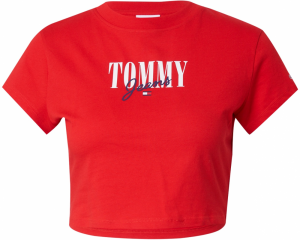 Tommy Jeans Tričko  námornícka modrá / červená / biela