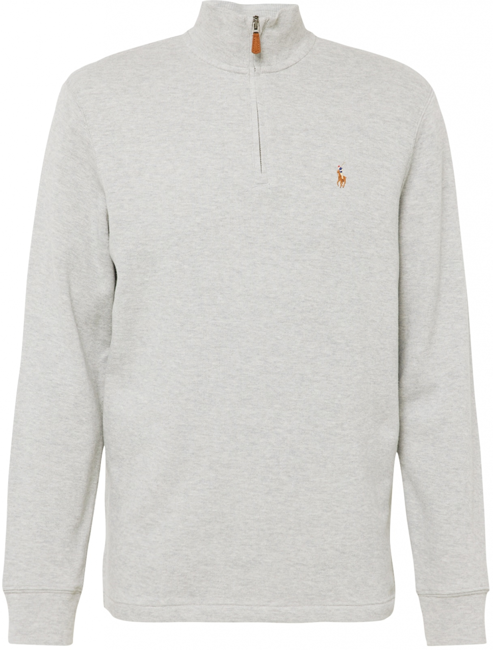 Polo Ralph Lauren Sveter  námornícka modrá / koňaková / sivá melírovaná