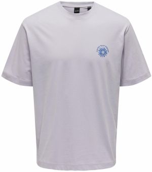 Only & Sons Tričko 'OTTO'  modrá / zlatá žltá / orgovánová / ružová