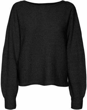 VERO MODA Sveter 'DOFFY'  čierna