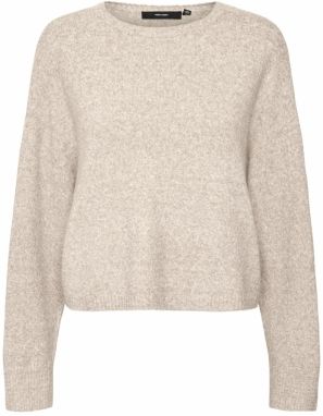 VERO MODA Sveter  sivobéžová