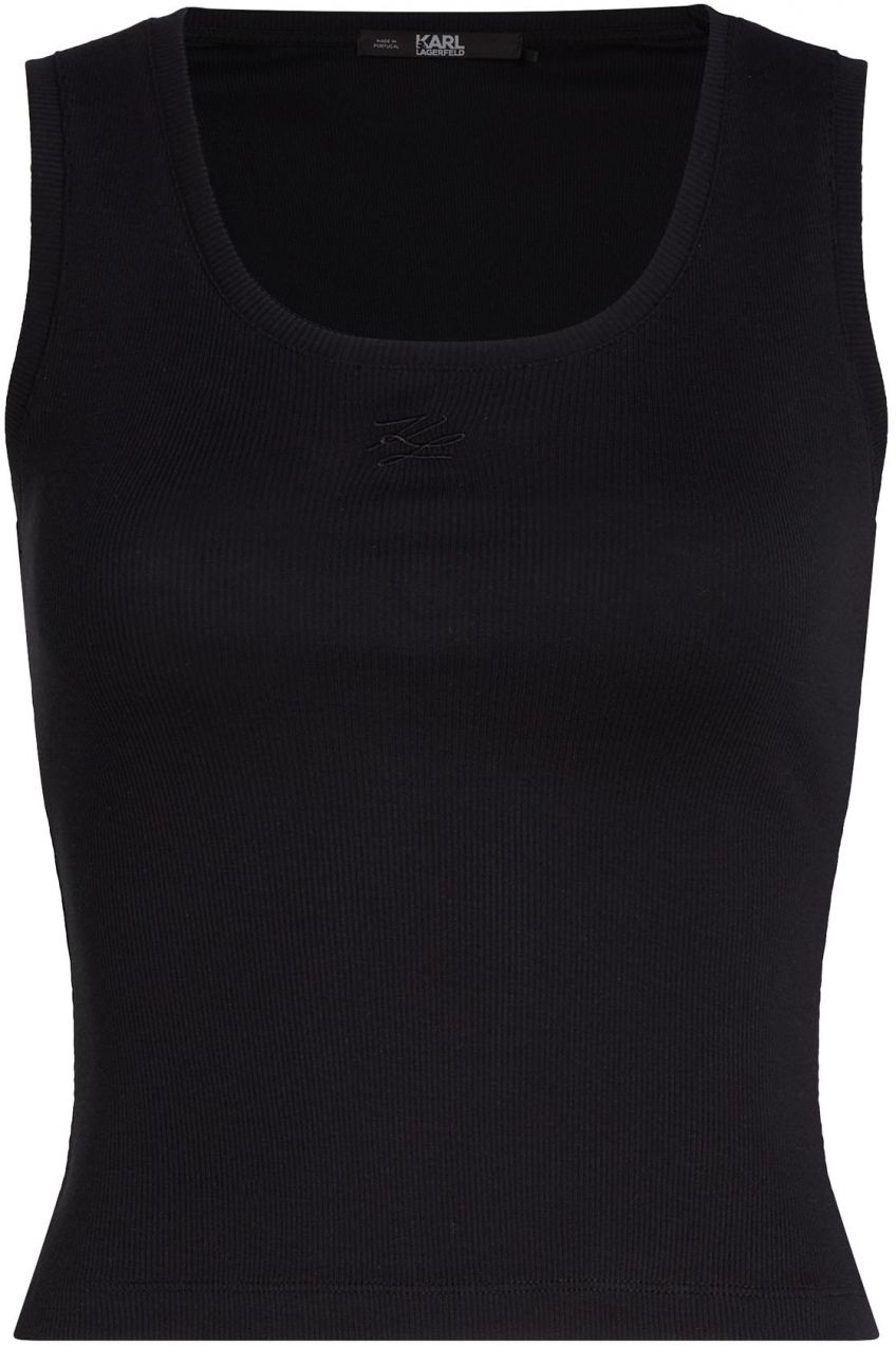 Karl Lagerfeld Top  čierna