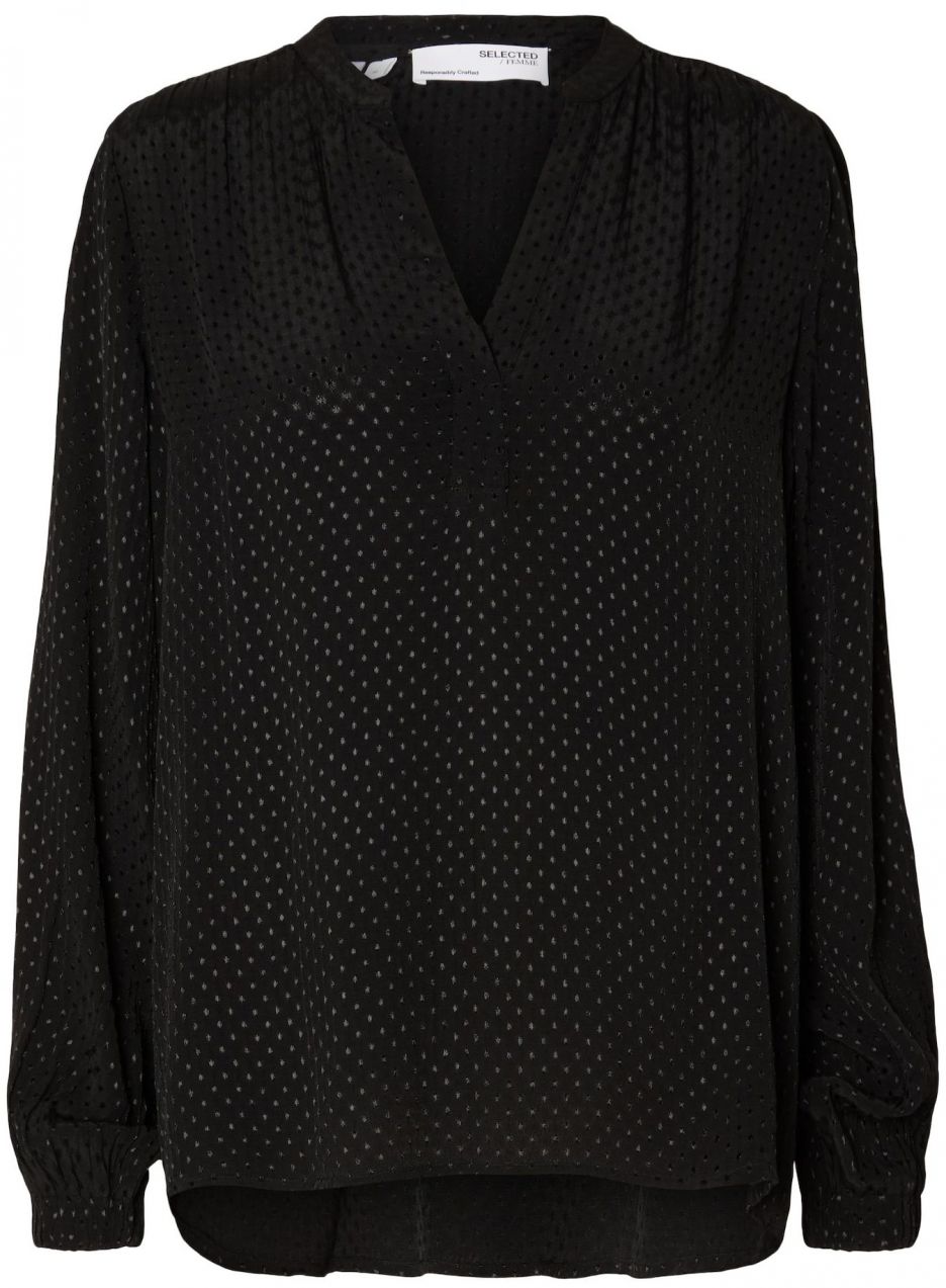 SELECTED FEMME Blúzka 'FRAYA'  čierna