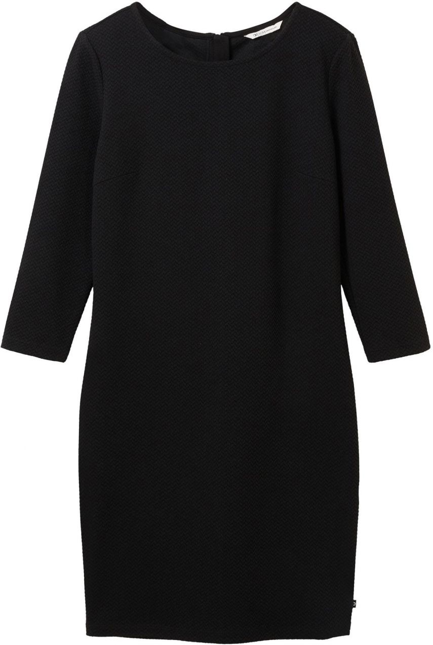 TOM TAILOR DENIM Pletené šaty  čierna