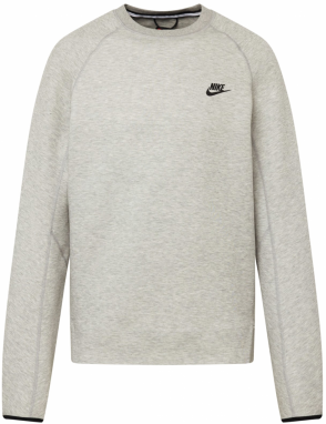 Nike Sportswear Mikina  sivá melírovaná / čierna