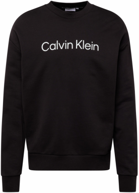 Calvin Klein Mikina 'HERO'  čierna / biela